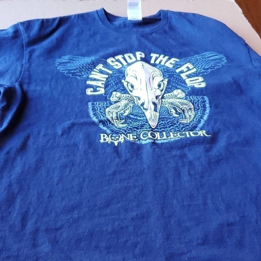 Delta pro weight Bone Collector Can't stop the Flop Large t shirt EUC na…